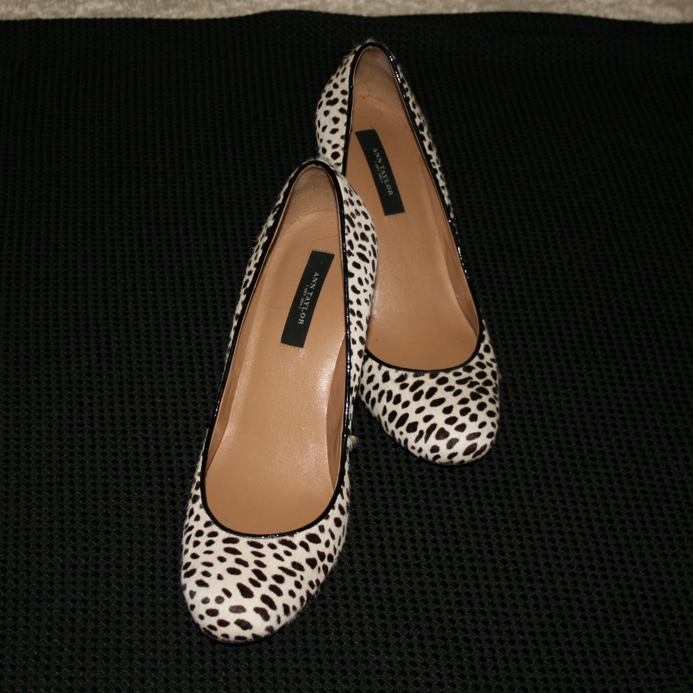 Shoes:  Ann Taylor Animal Print Wedge